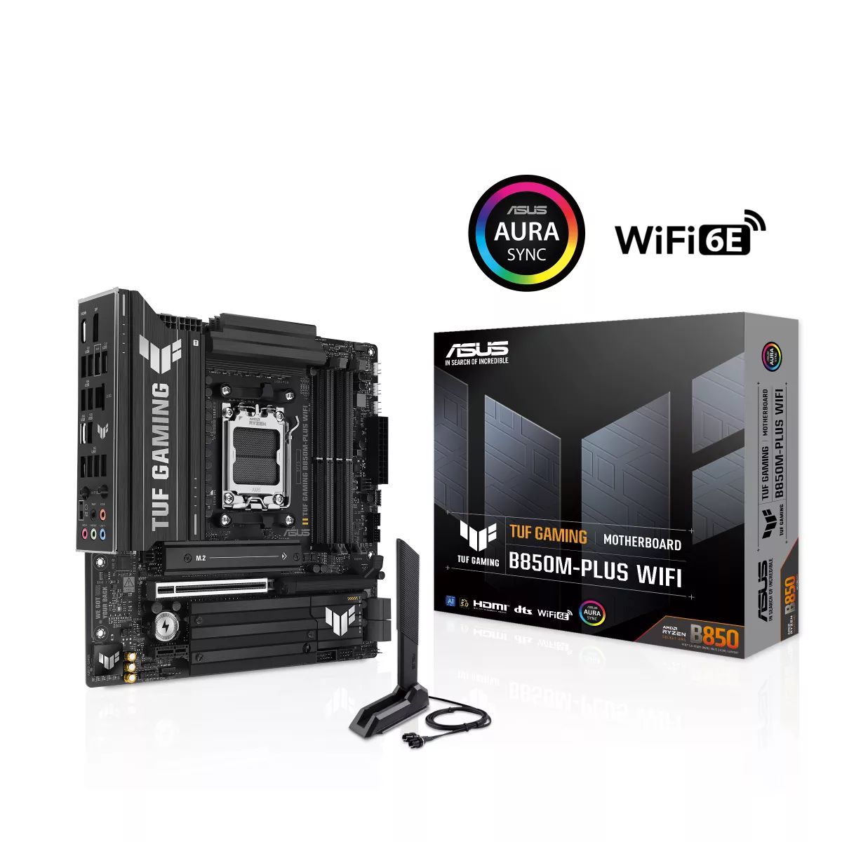 ASUS TUF GAMING B850M-PLUS WIFI Mainboard Sockel AMD AM5