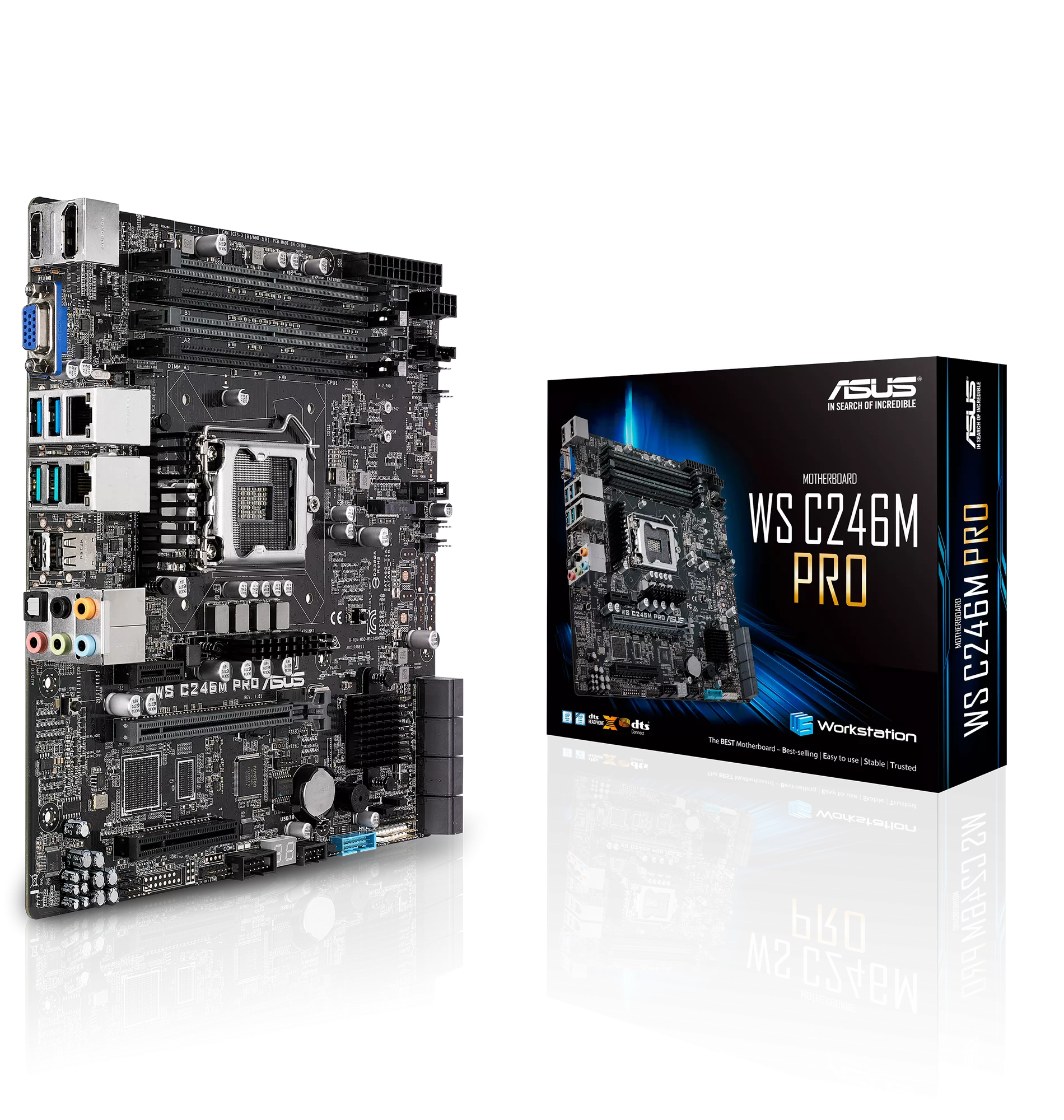 ASUS WS C246M Pro Workstation Mainboard Sockel 1151