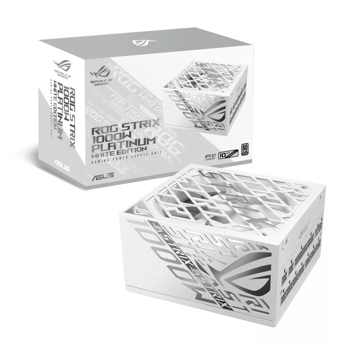 ASUS ROG Strix 1000W Platinum White Edition Gaming Netzteil
