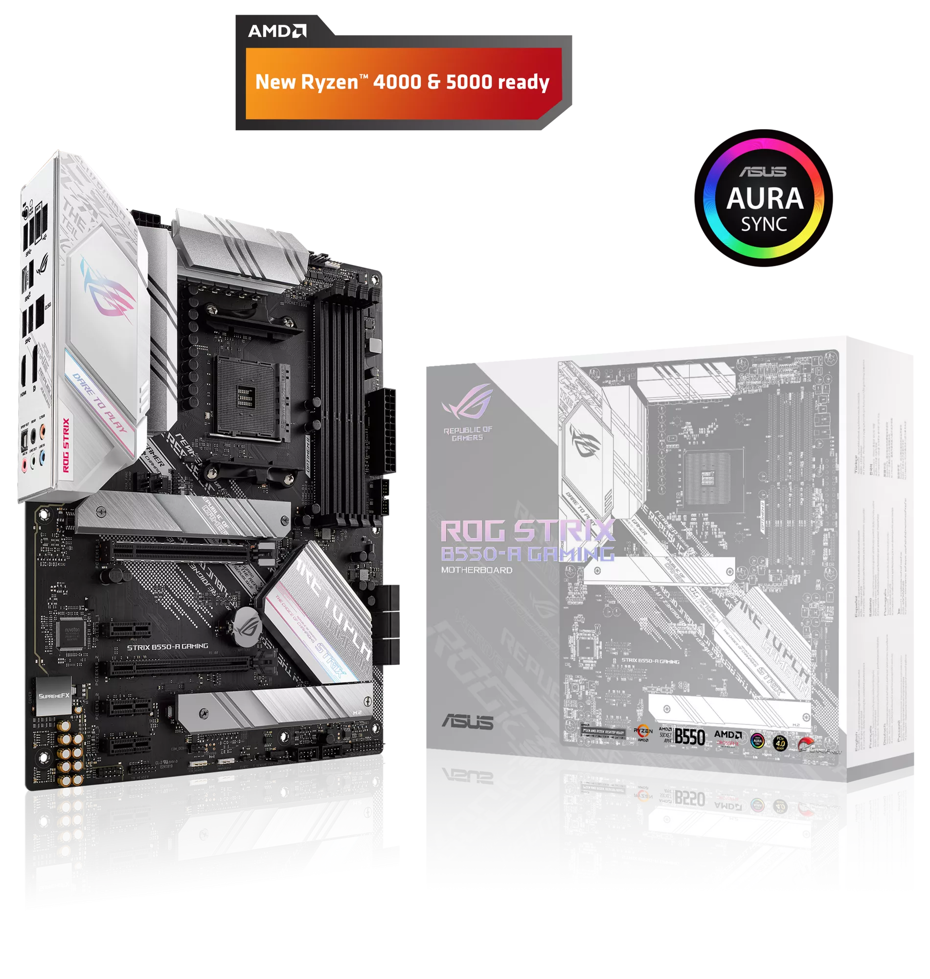 ASUS ROG STRIX B550-A GAMING Mainboard Sockel AMD Ryzen AM4