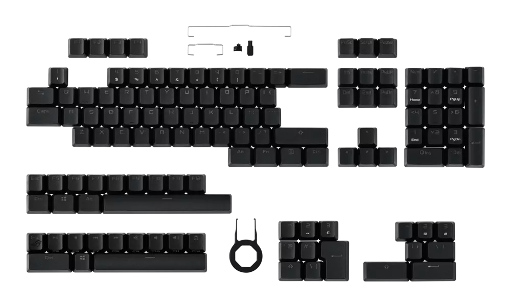 ASUS ROG PBT Doubleshot Keycap Set