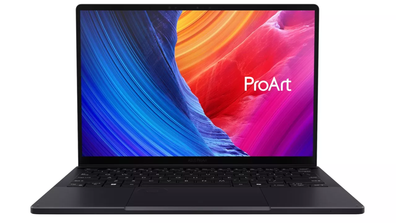 ASUS ProArt PX13 HN7306WI-LX033WS Copilot+ PC AMD Ryzen AI 9 HX 370 Hybrid (2-in-1) 33,8 cm (13.3") Touchscreen 3K 32 GB LPDDR5x-SDRAM 1 TB SSD NVIDIA GeForce RTX 4070 Wi-Fi 7 (802.11be) Windows 11 Home Deutsch Schwarz