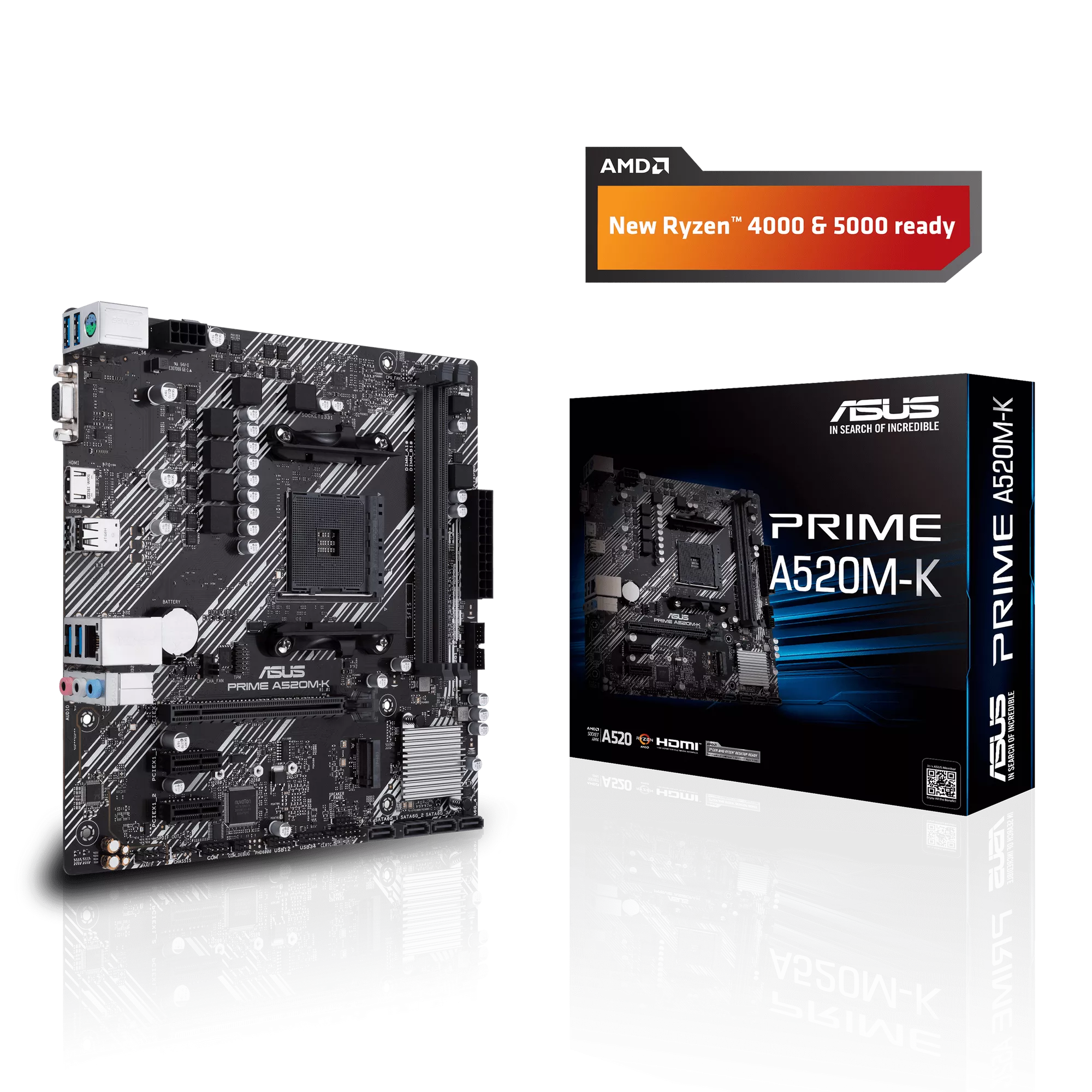 ASUS Prime A520M-K Mainboard Sockel AM4